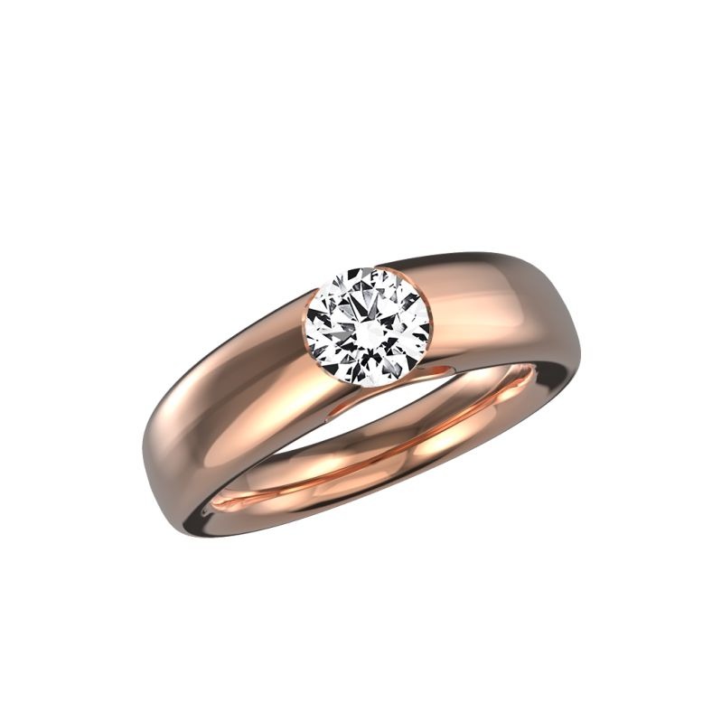 Solitaire-diamant-design-mi-clos-Mila-or-rose-0.50